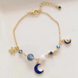 🆕Moon Stars Celestial Charmed Bracelet